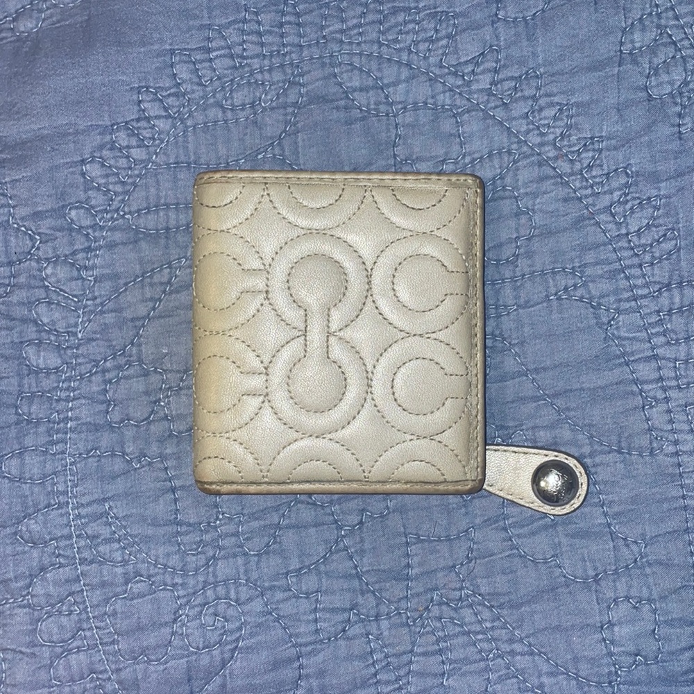Coach compact wallet